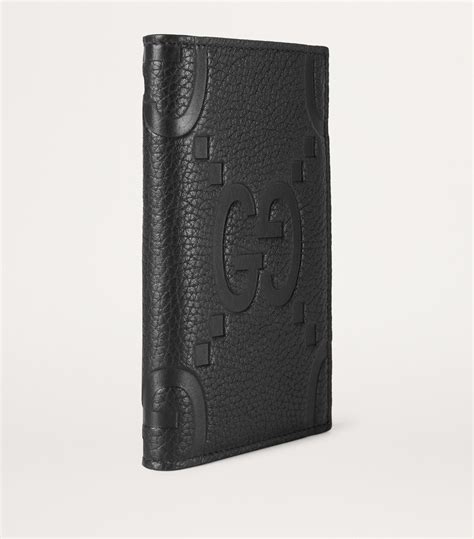 gucci blooms passport holder|Jumbo GG passport case in Black Leather .